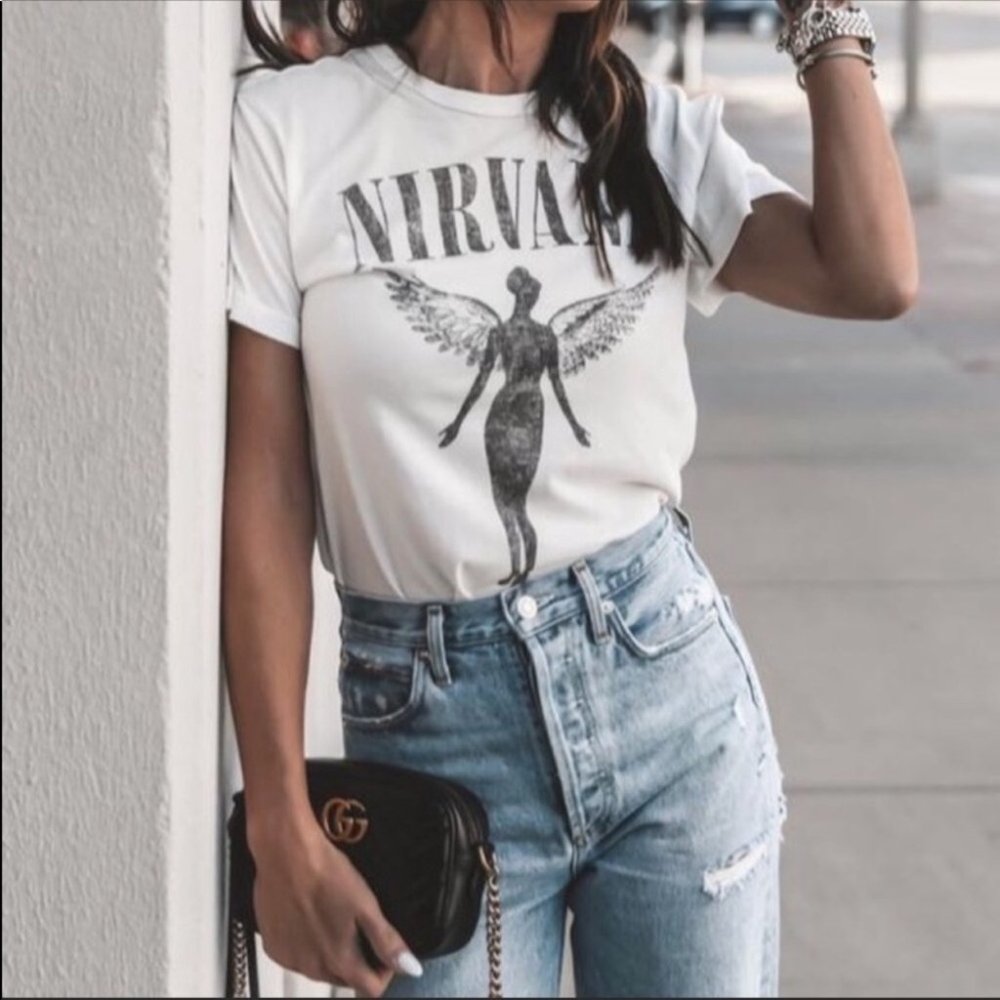 New! Vintage style rock band graphic tee